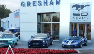 Member cars celebrating 50 years at Gresham Ford